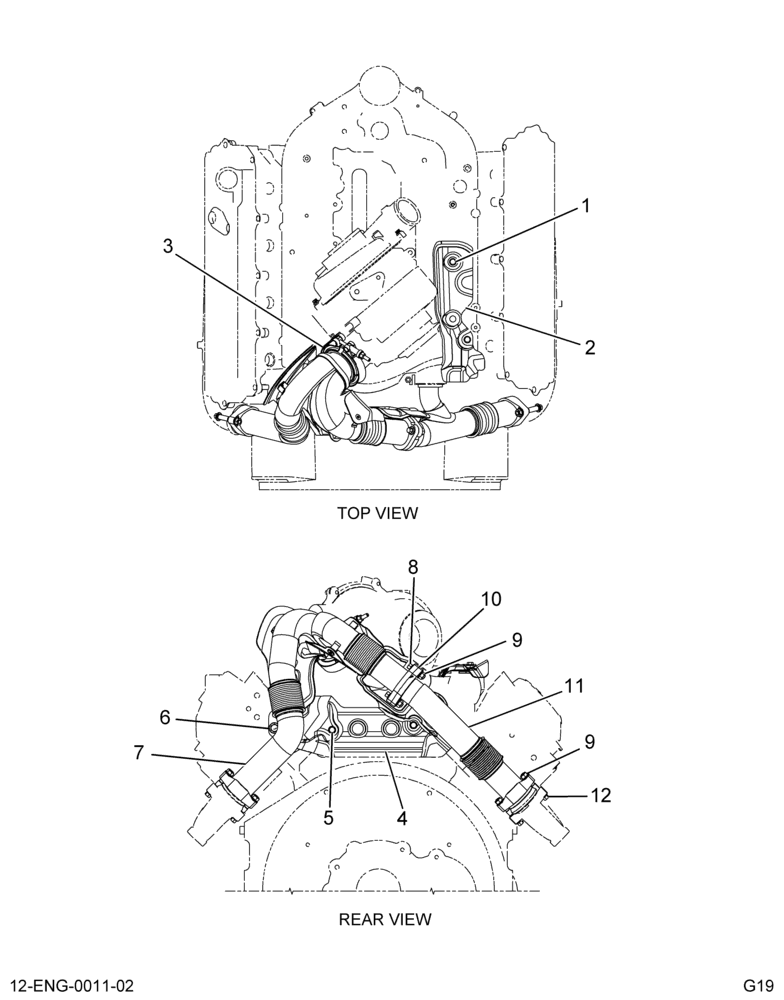 ....COLLECTOR TURBO PIPING & SUPPORTS U (Intl. 881015D007)
