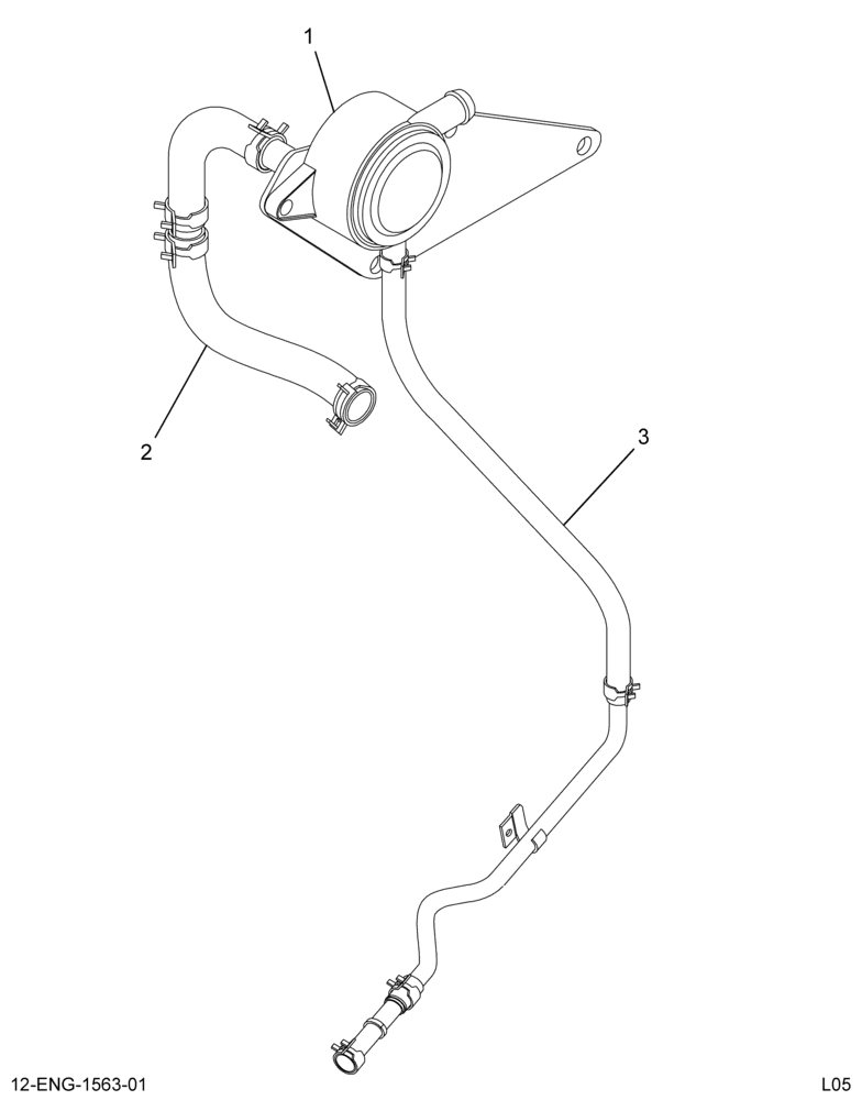 ......BREATHER ASM WITH HOSES (6E7Z-6A631-A)