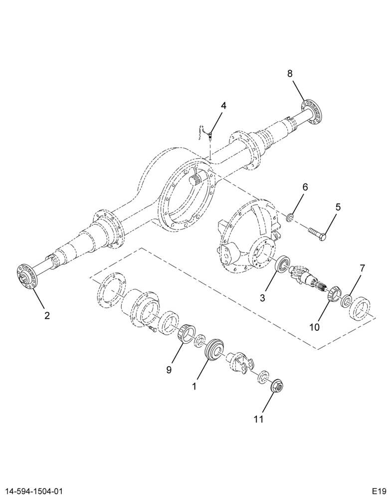 ..AXLE,RR L/BK , 5.29  14AGG (Intl. 3561482C92)