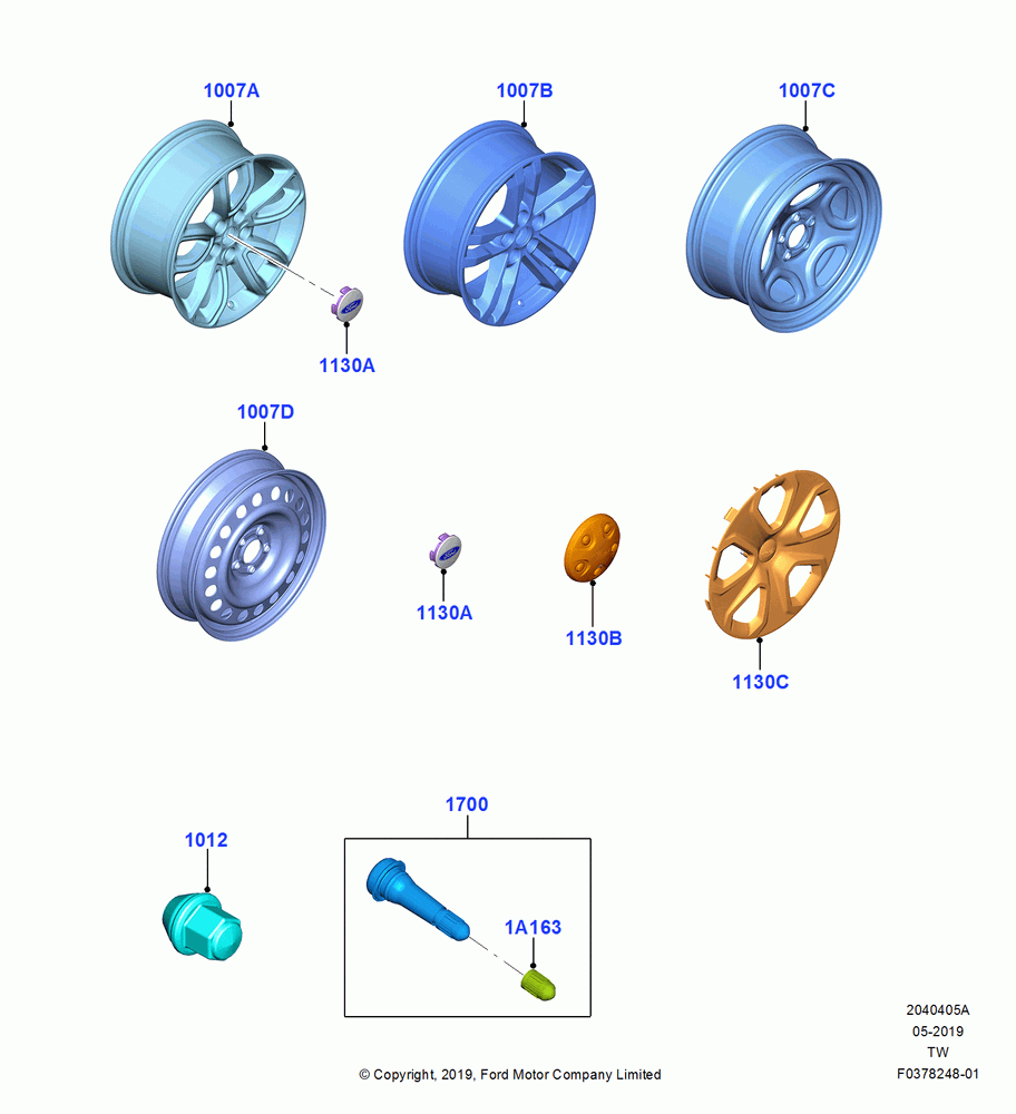 05A - Wheels, With 18" Wheels; 06/MAY/2019