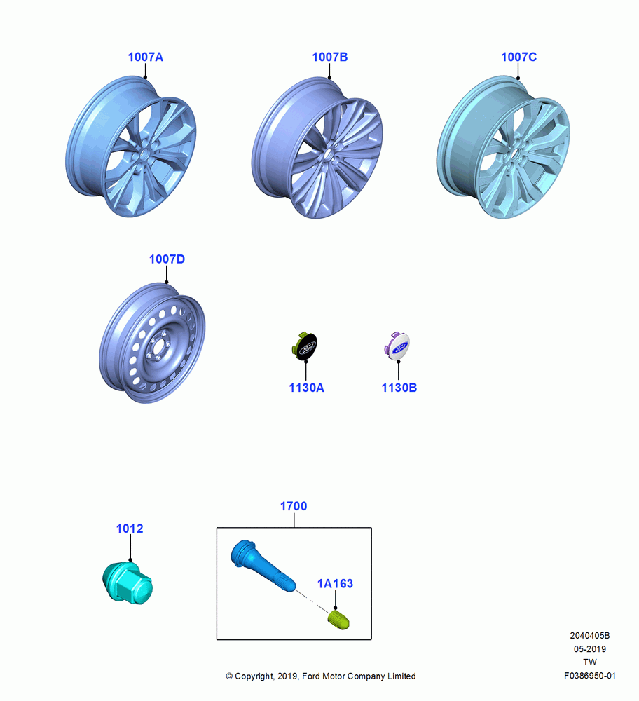 05B - Wheels, With 20" Wheels; 06/MAY/2019