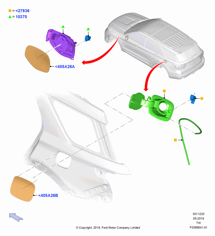 30 - Fuel Tank Filler Door and Controls; 06/MAY/2019