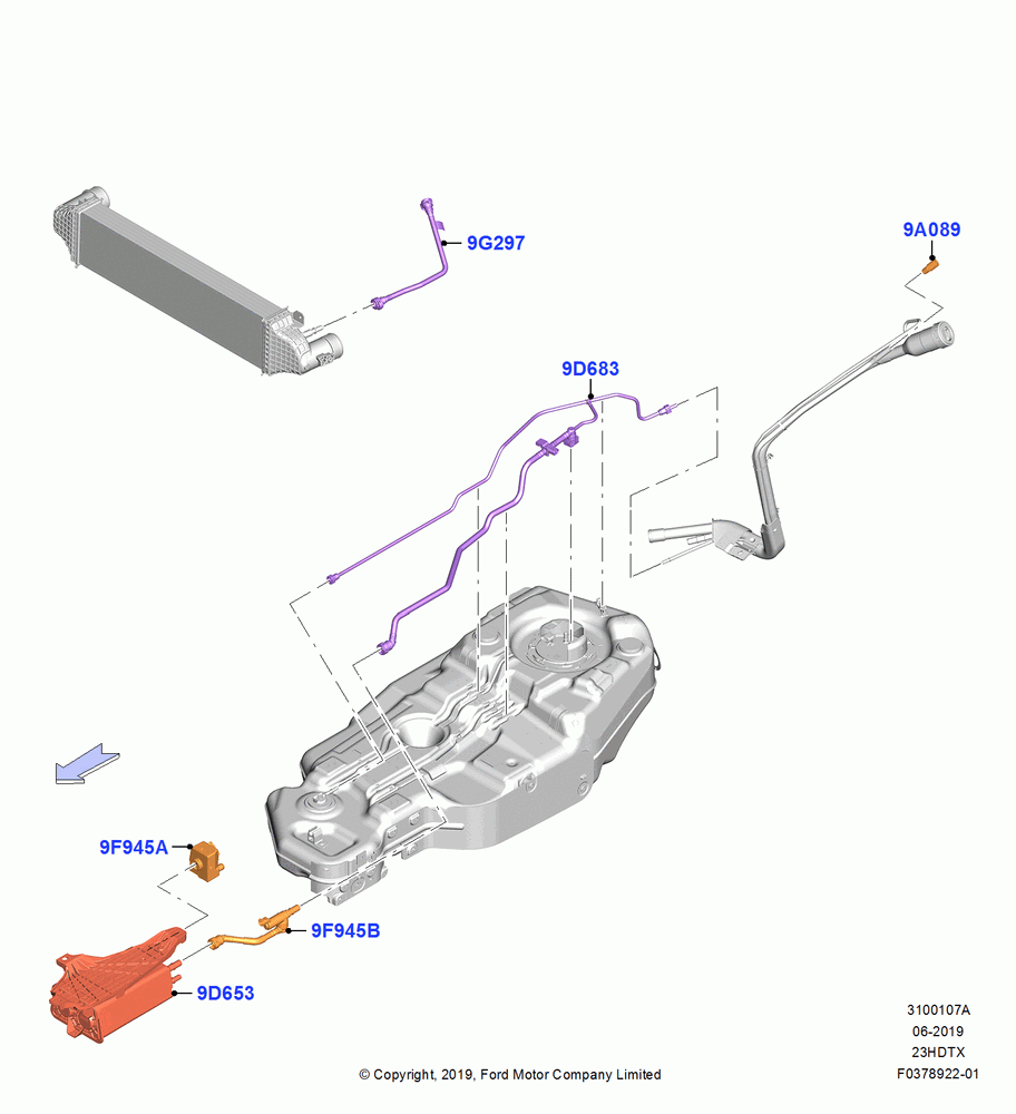 07A - Fuel Vapour System, 2.3L EcoBoost; 06/MAY/2019