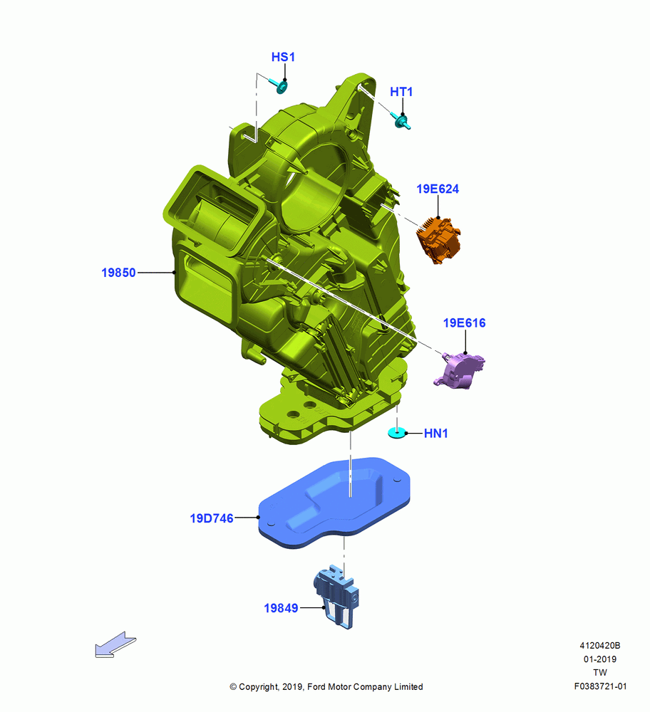 20B - Auxiliary A/C External Components, 3.0L Nano-D4-G-GTDI-CD6R-PHEV, 3.3L D4 G DI TIVCT NA Upgrade; 06/MAY/2019