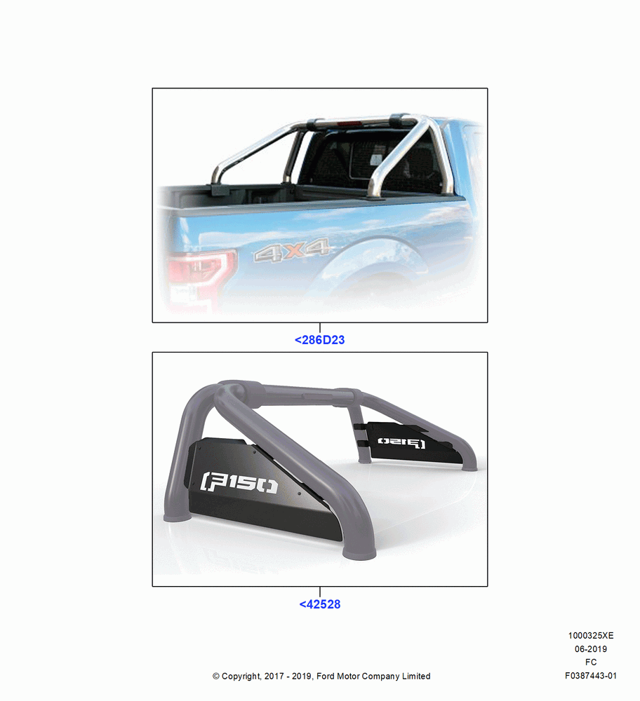 25XE - Body Dress Up Kits - Rear, EGR Sports Bar & Side Plate, Accessory; 17/JUL/2017