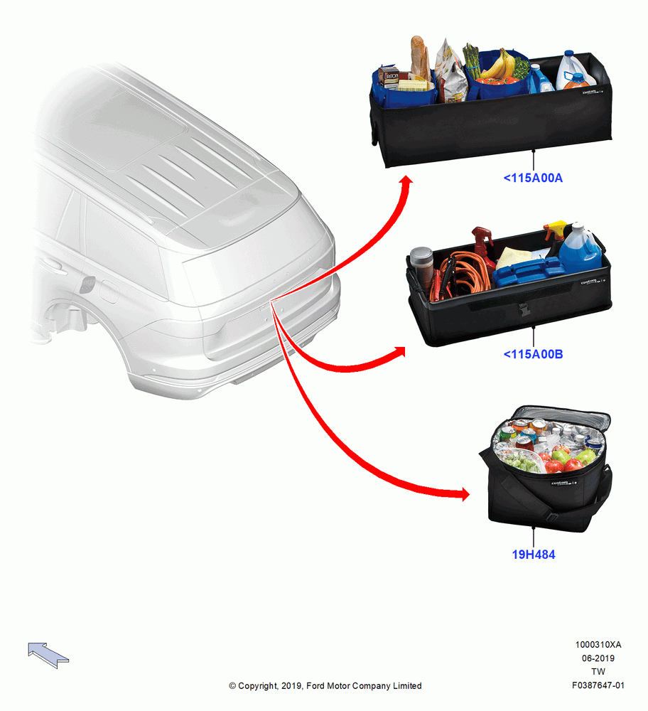 10XA - ACCESSORY STOWAGE KITS; 06/MAY/2019