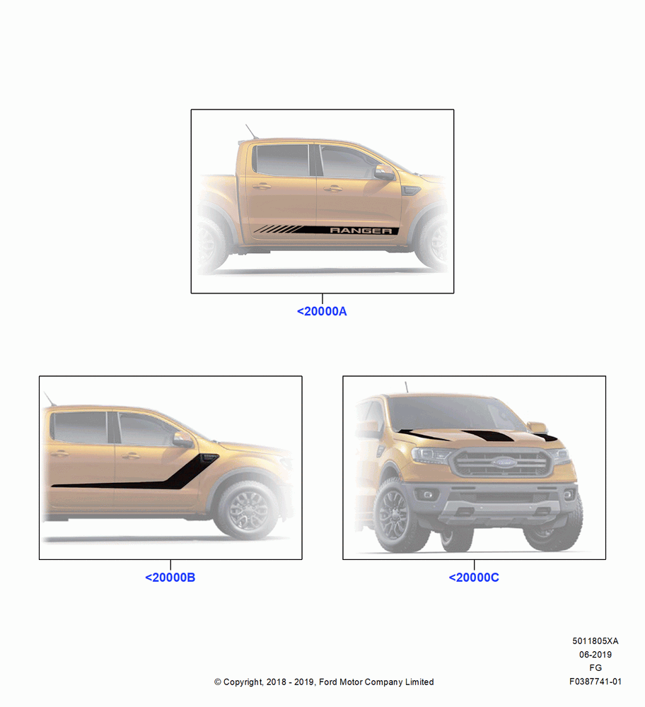 05XA - Stripe Decals, Accessory; 26/NOV/2018