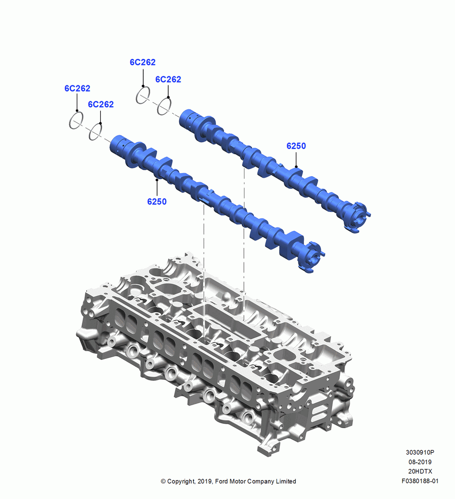 Camshaft, 2.0L EcoBoost (240PS)