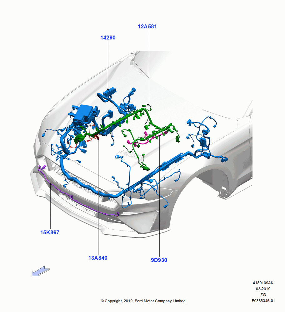09AK - Wiring - Engine And Transmission, 5.2L Predator OHC SC PFI Gas; 26/AUG/2019