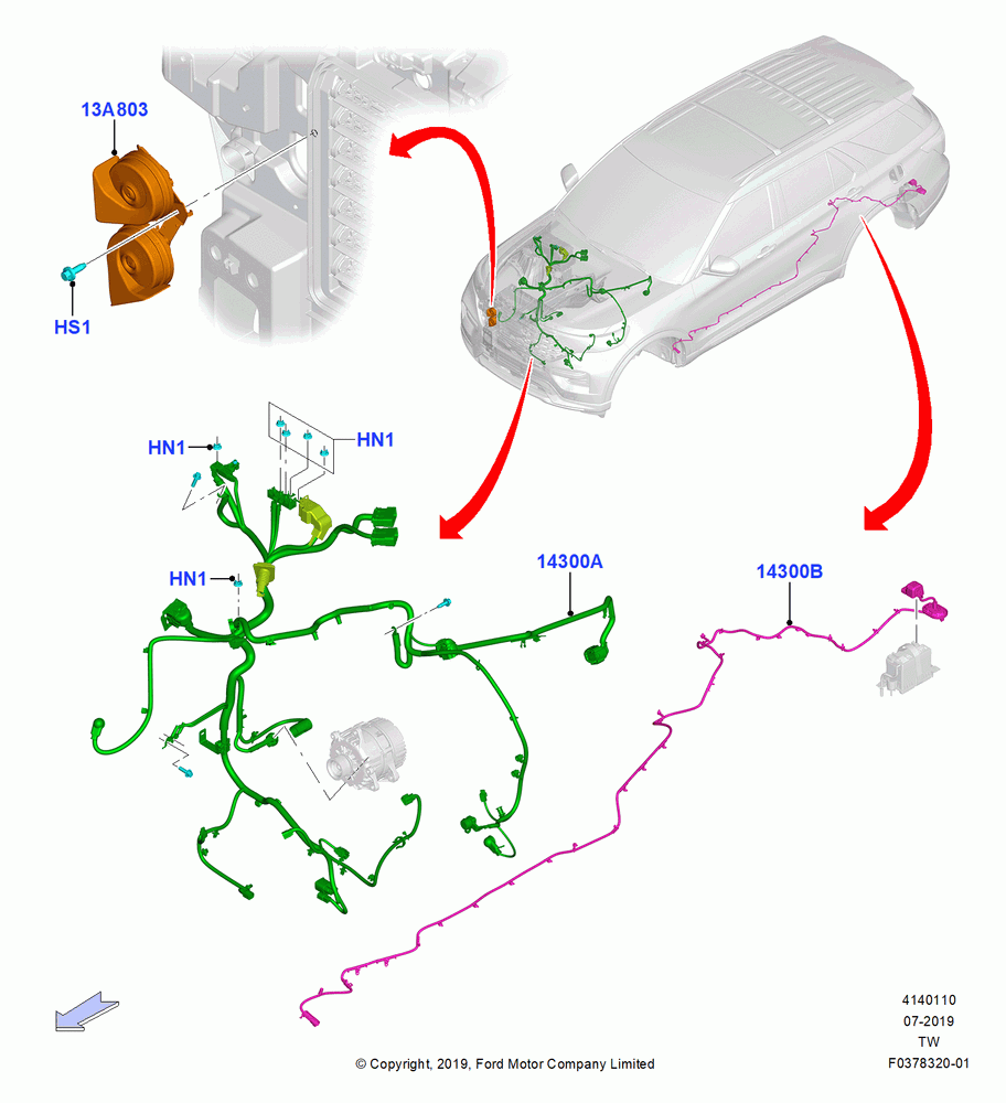 10 - Battery Cables and Horn; 06/MAY/2019