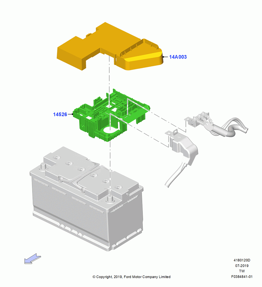 20D - Fuses, Holders and Circuit Breakers, cover, High Current Fuse Box (HCFB); 06/MAY/2019