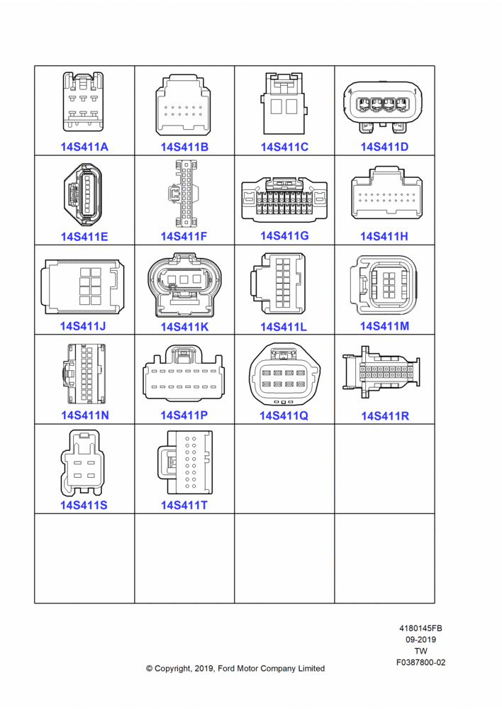 45FB - Pigtail Wiring Kits, Page B, Modules And Controllers; 06/MAY/2019