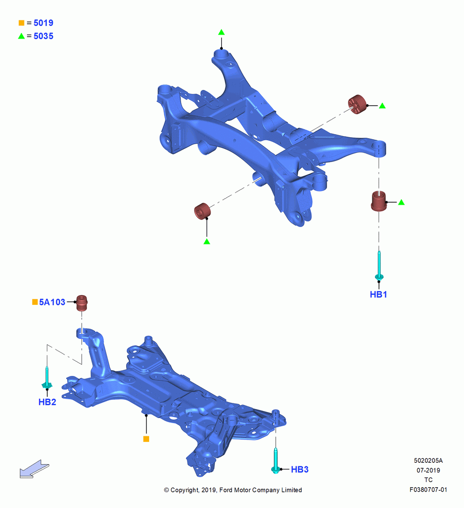 05A - Chassis Frame; 19/AUG/2019
