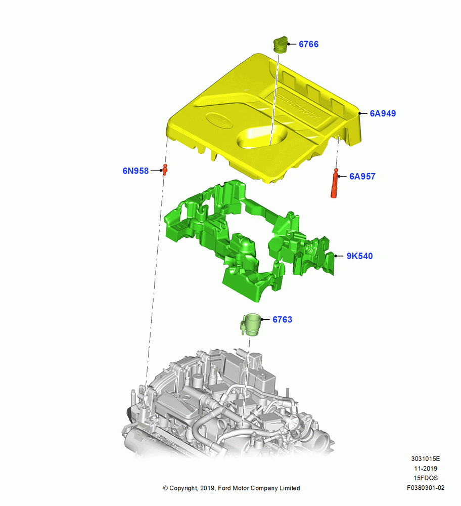 15E - Cylinder Head Cover, 1.5L Dragon (175/180PS); 19/AUG/2019