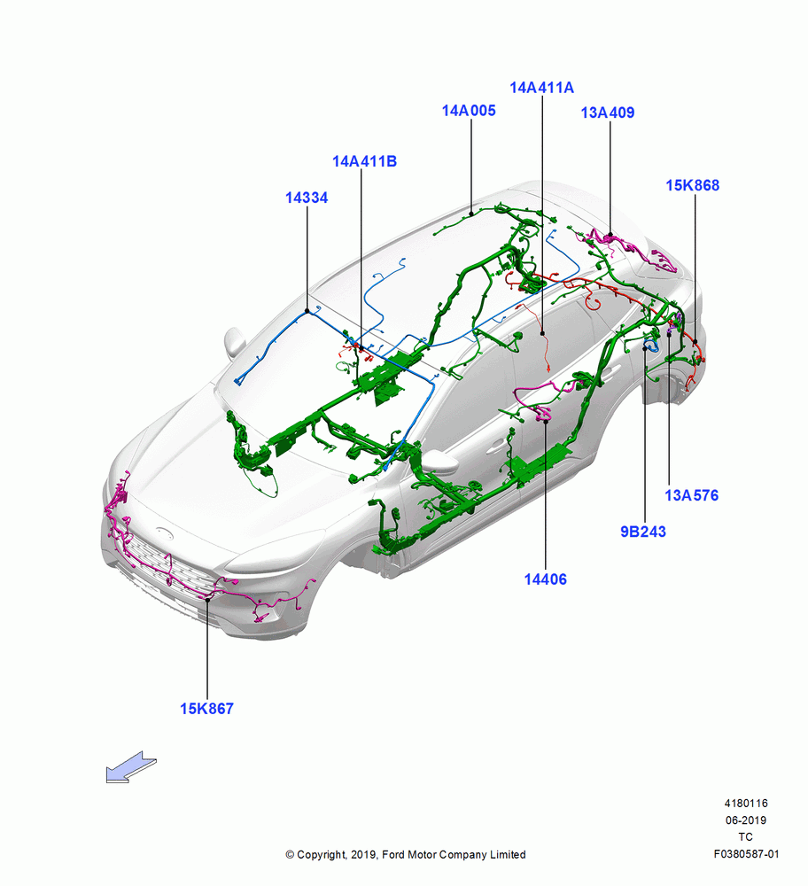 16 - Wiring - Body And Roof Console; 19/AUG/2019
