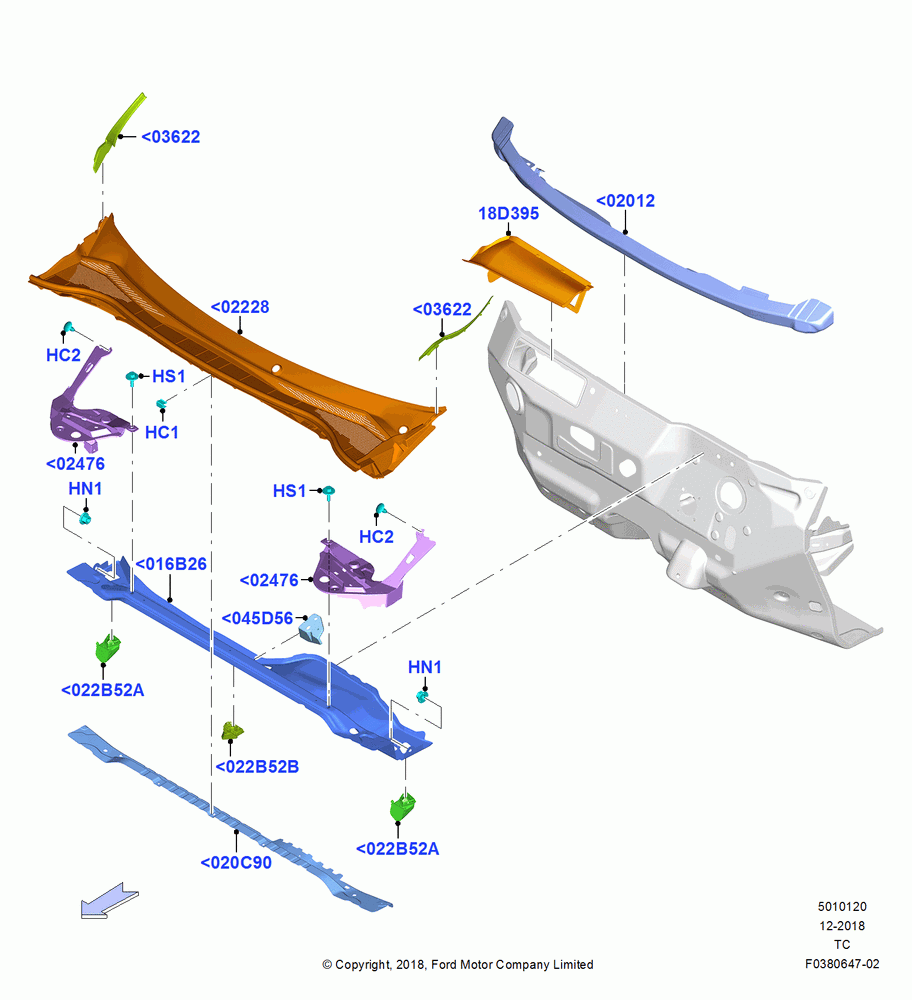 20 - Cowl/Panel and Related Parts; 19/AUG/2019