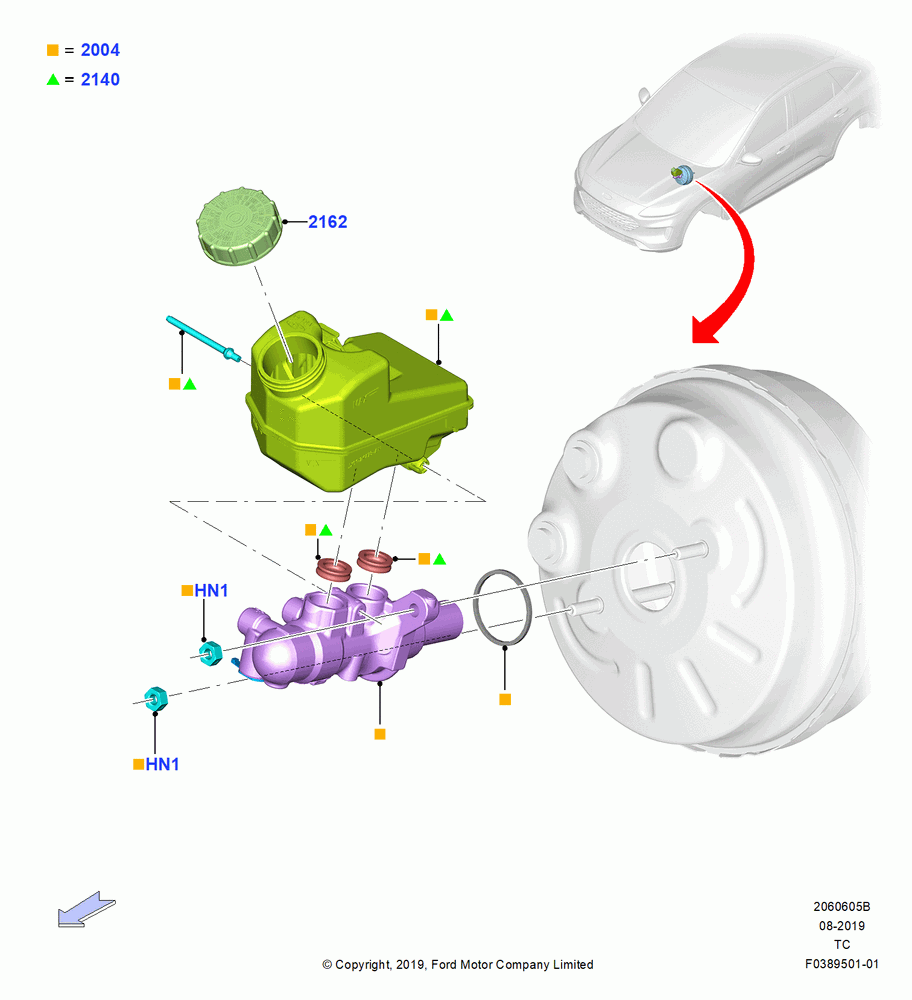 05B - Master Cylinder - Brake System, Brakes-TS/HLA/ESP/TC/ABS; 19/AUG/2019