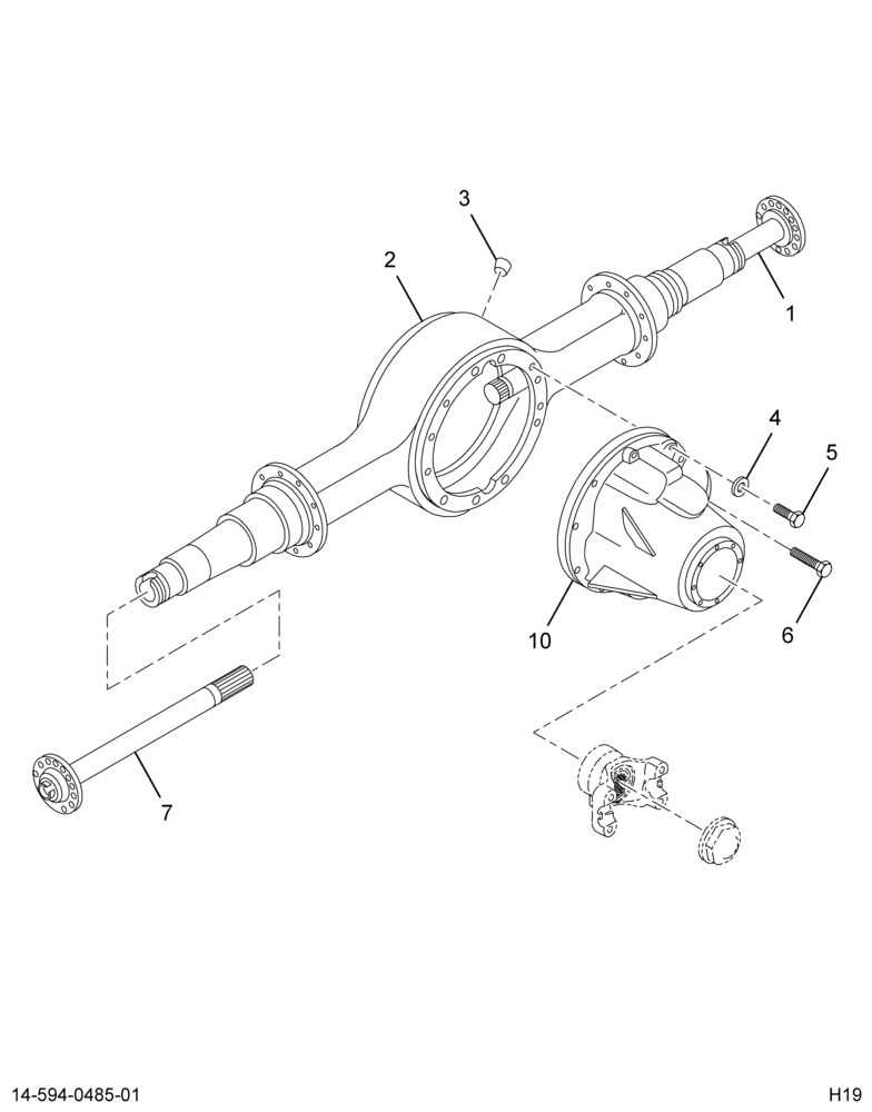 ..AXLE ASM RR 4.10 14AJC IROS TT (Intl. 3677137C92)