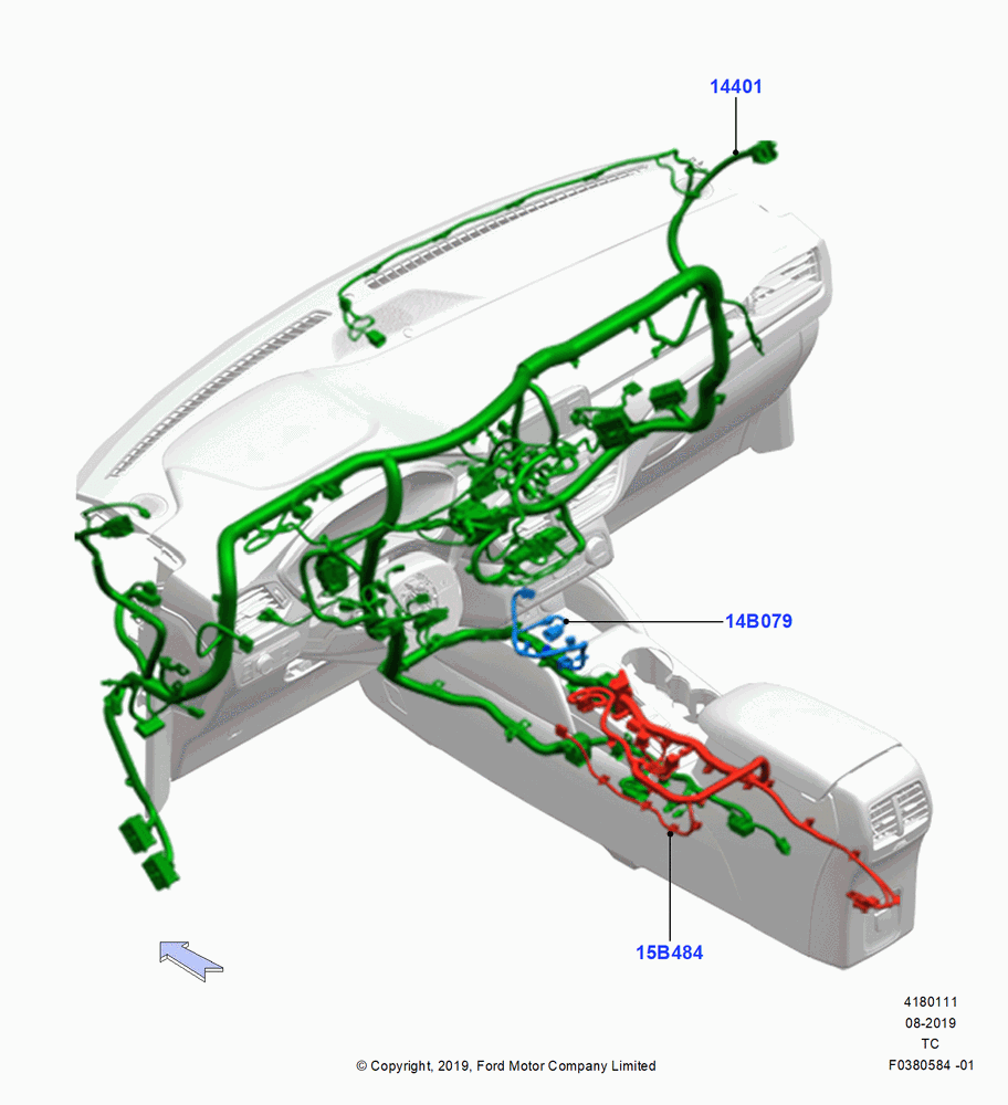 11 - Wiring - Dash And Floor Console; 19/AUG/2019