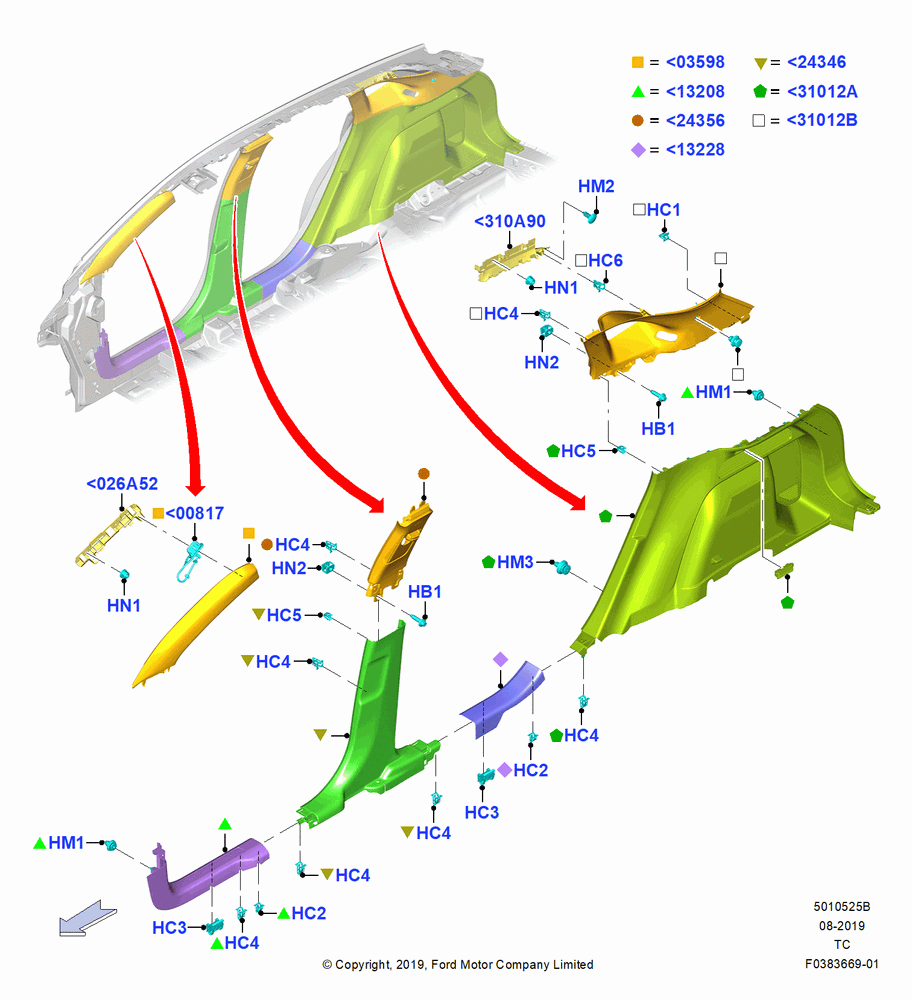 25B - Side Trim, RH; 19/AUG/2019