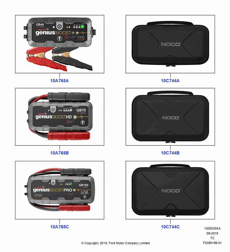 05XA - TOOLS, Accessory, Battery Jump Start Kits; 19/AUG/2019