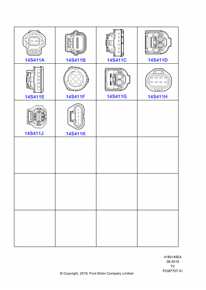 45EA - Pigtail Wiring Kits, Actuators And Solenoids; 06/MAY/2019