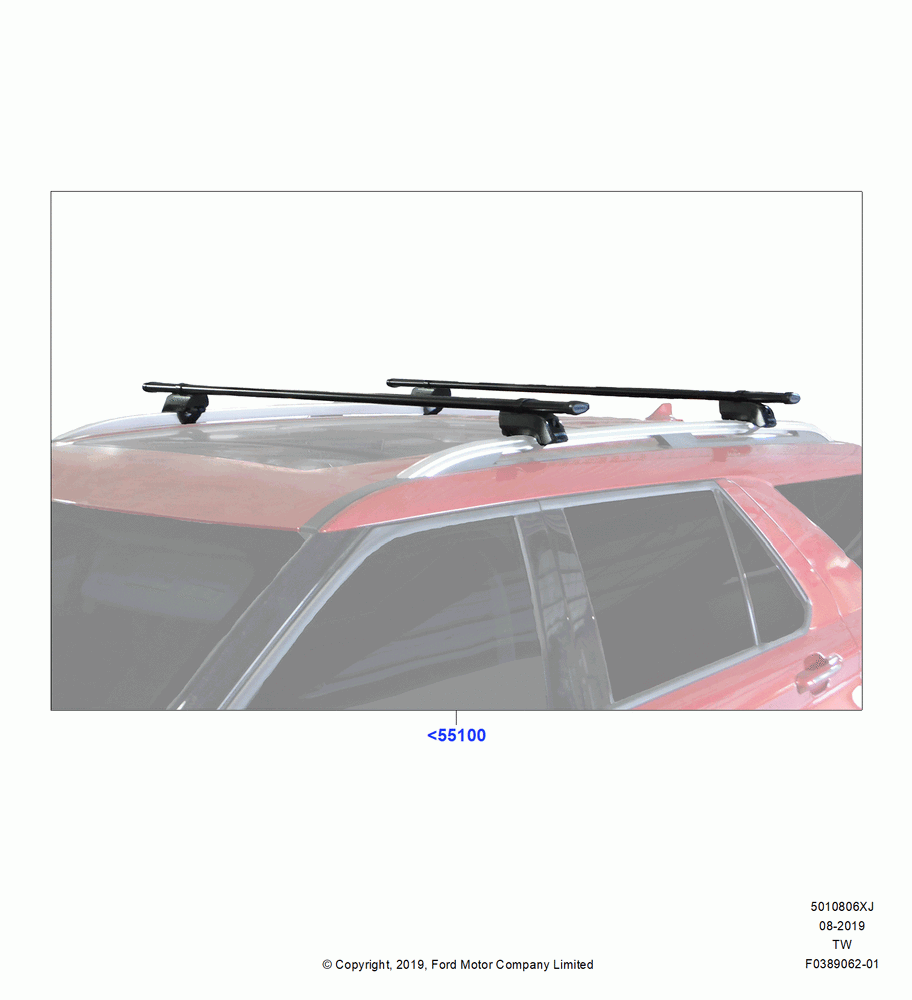 06XJ - Accessory Roof Rack Mounting Kits, Accessory, Yakima Cross Bar Kit; 06/MAY/2019