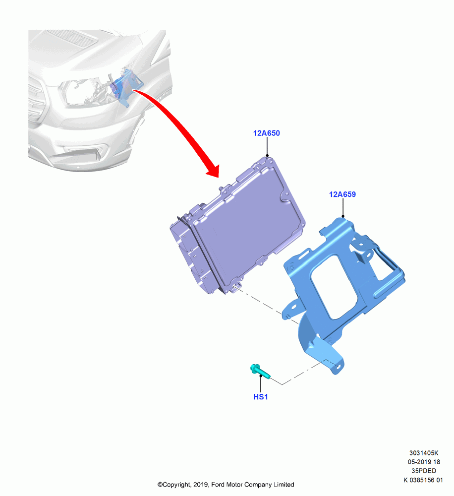 05K - Engine Modules and Sensors, 3.5L Cyclone V6 Petrol TIVCT; 21/OCT/2019