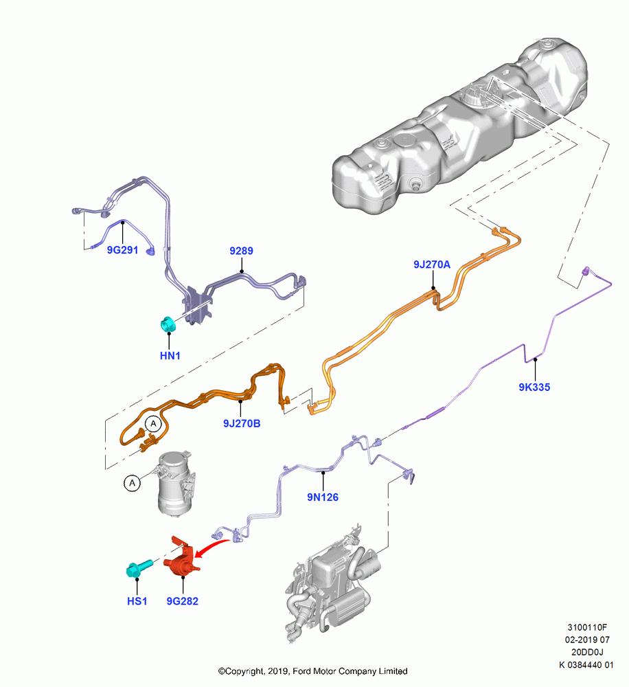 10F - Fuel Lines, 2.0 EcoBlue D; 21/OCT/2019