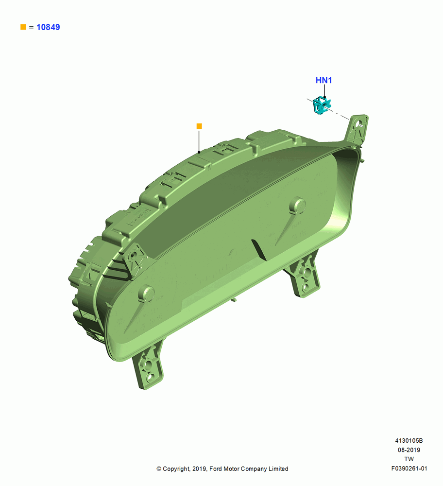 05B - Instrument Cluster, With Low Series Cluster; 06/MAY/2019