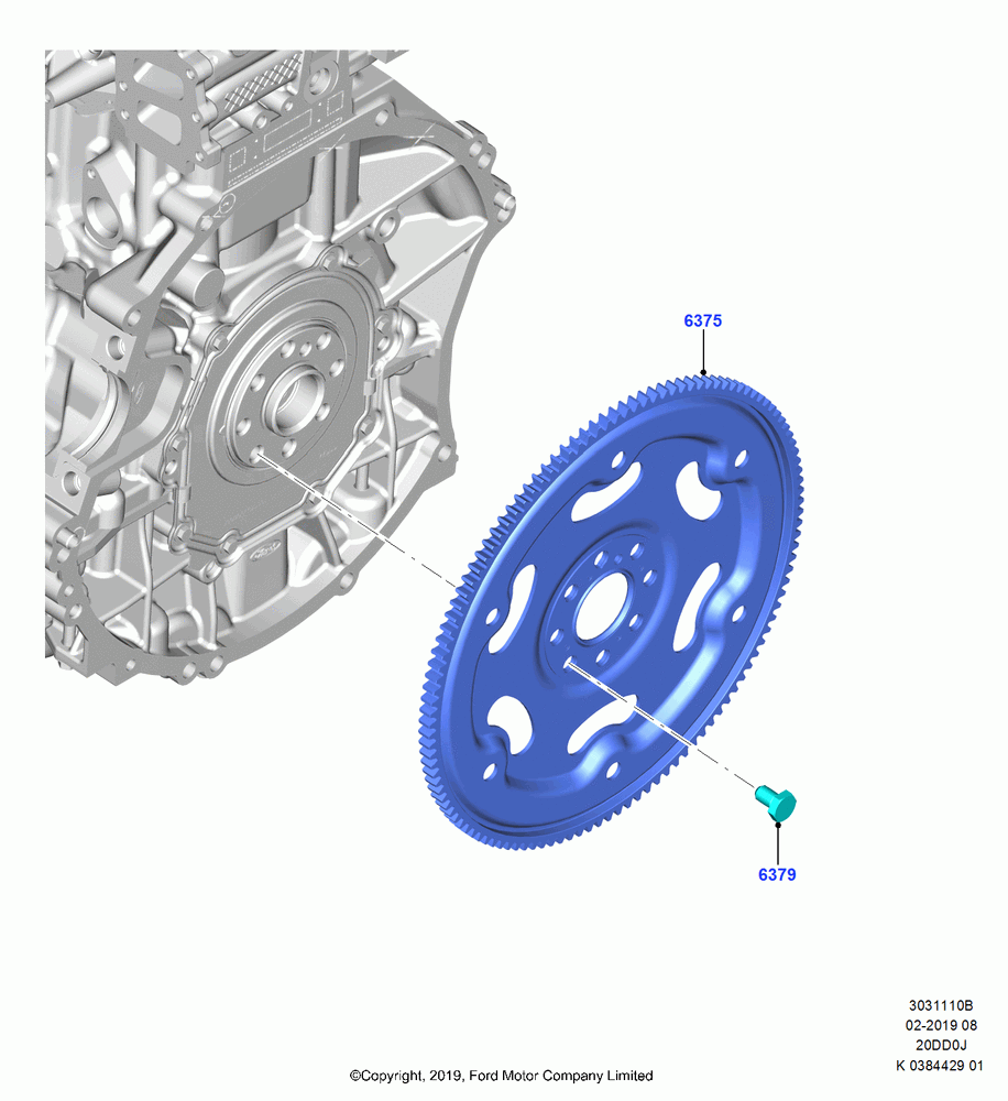 10B - Flywheel, 2.0 EcoBlue D; 21/OCT/2019