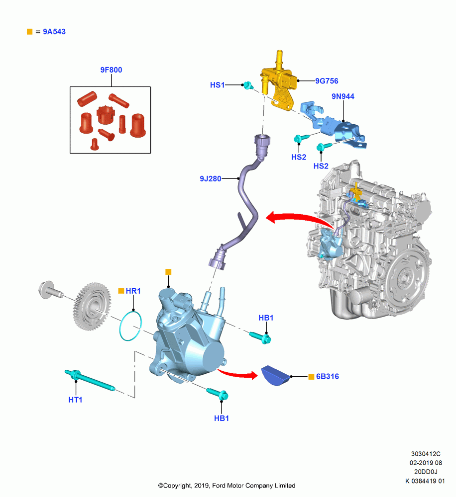 12C - Fuel Injection Pump - Diesel, 2.0 EcoBlue D; 21/OCT/2019