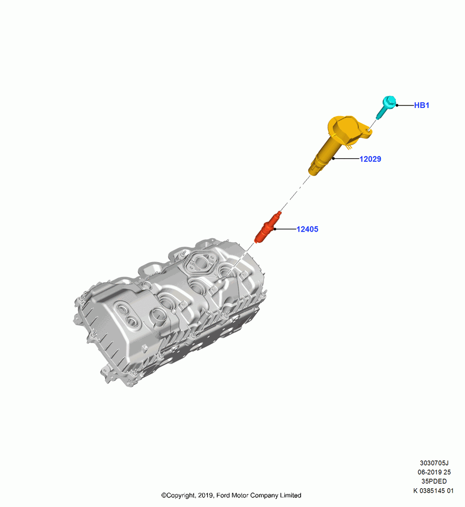 05J - Ignition Coil and Wires/Spark Plugs, 3.5L Cyclone V6 Petrol TIVCT; 21/OCT/2019