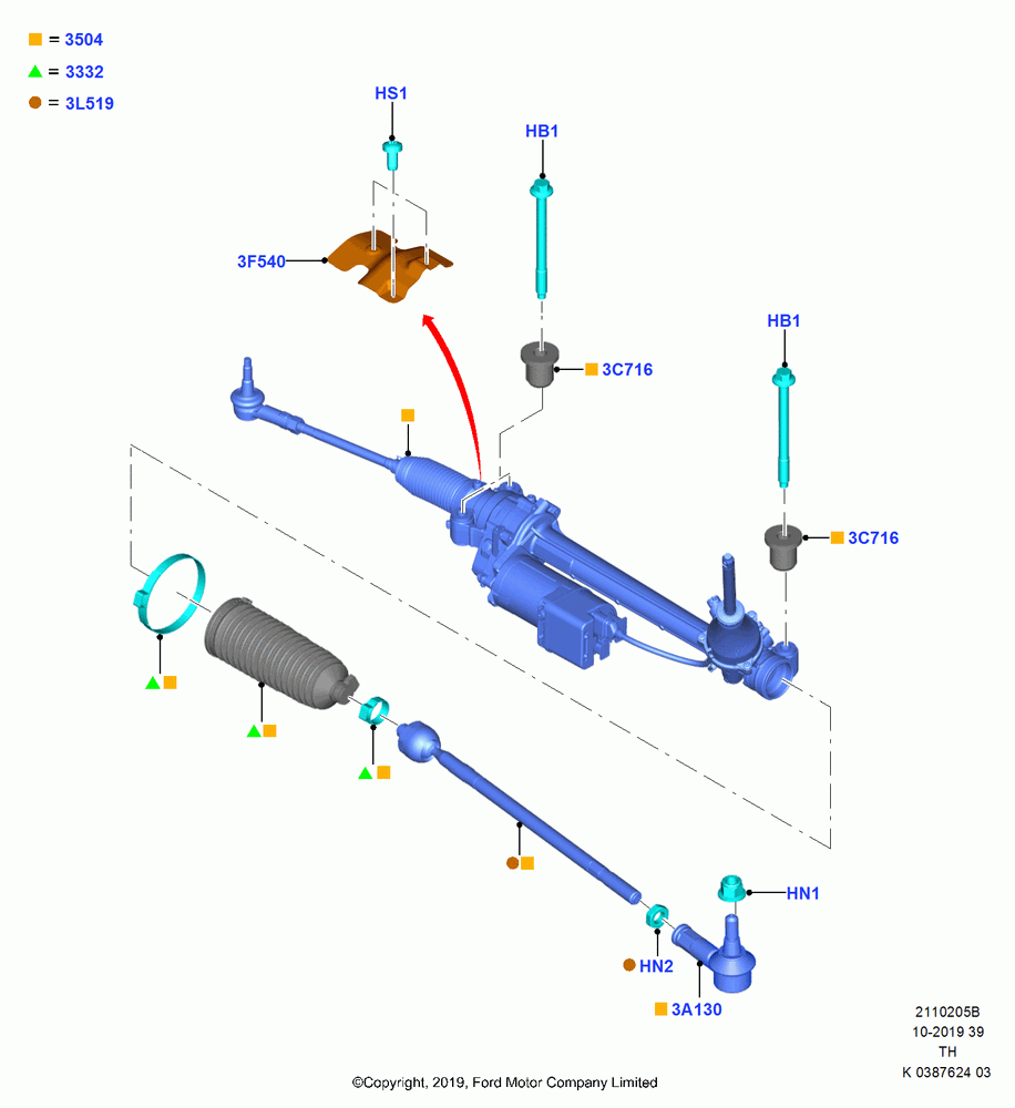 05B - Steering Gear, Electric Power Steering; 21/OCT/2019