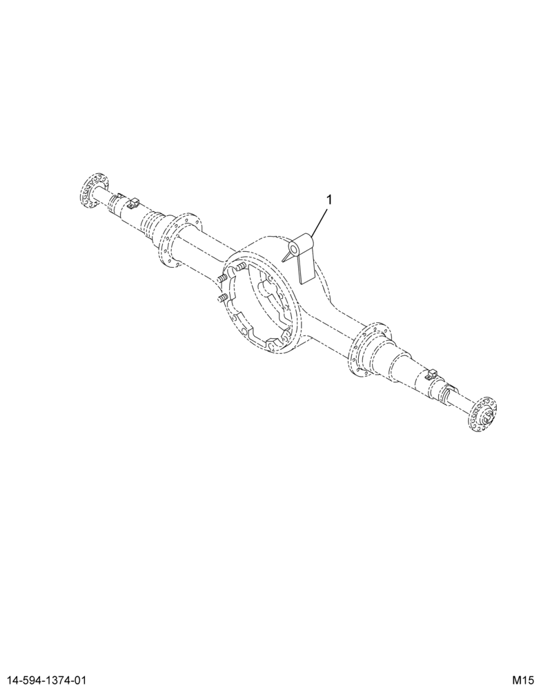 ....HOUSING RR AXLE S23170 PRD (5C4Z-4198-E)