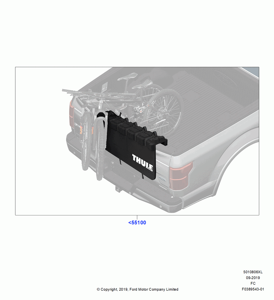 06XL - Accessory Roof Rack Mounting Kits, Thule Rack Products, Bike Carrier ¿ Truck Bed; 20/OCT/2014