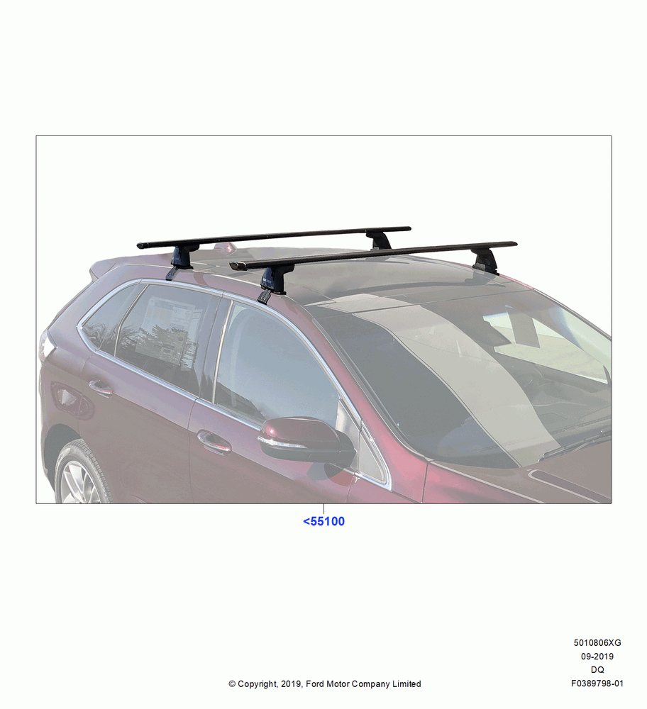 06XG - Accessory Roof Rack Mounting Kits, Yakima Roof Rack Products, Cross Bar Kit; 06/SEP/2018