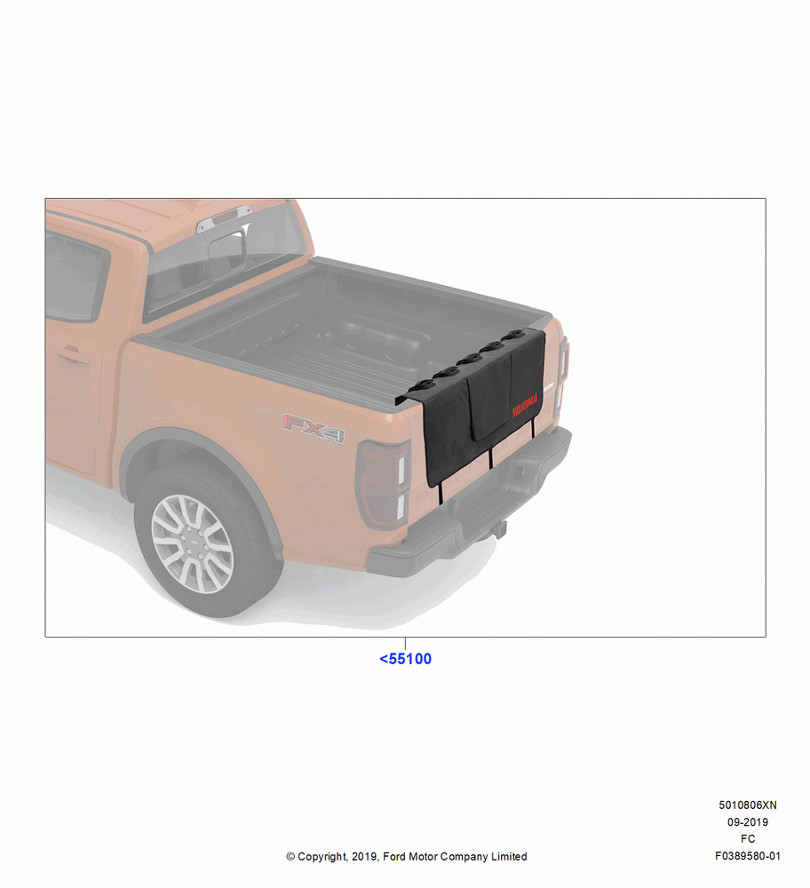 06XN - Accessory Roof Rack Mounting Kits, Yakima Bed Rack Products, Accessory, Bike Carrier ¿ Truck Bed; 20/OCT/2014