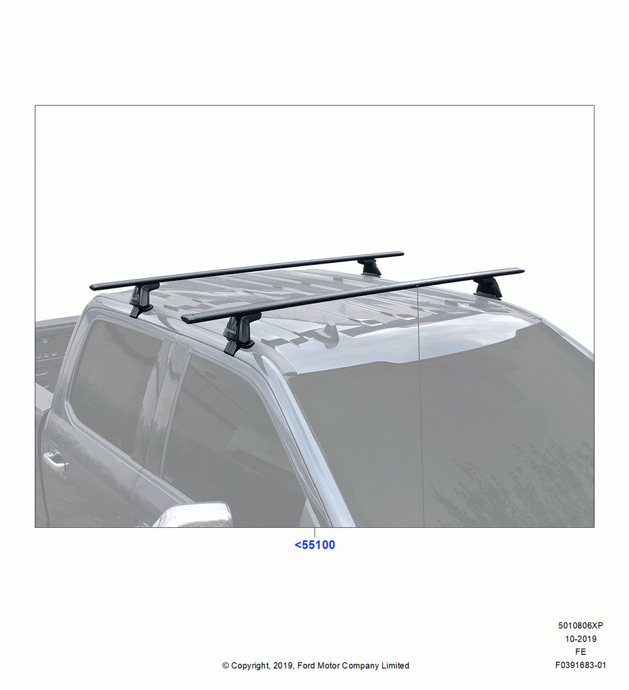 06XP - Accessory Roof Rack Mounting Kits, Accessory, Yakima Cross Bar Kit; 11/JUL/2016