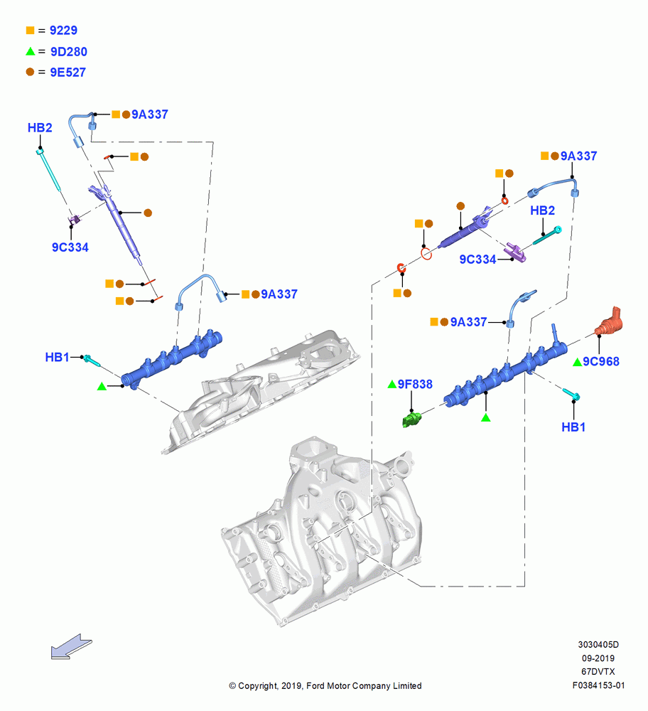 05D - Fuel Injectors and Pipes, 6.7L 4V V8 T/C Diesel; 04/NOV/2019