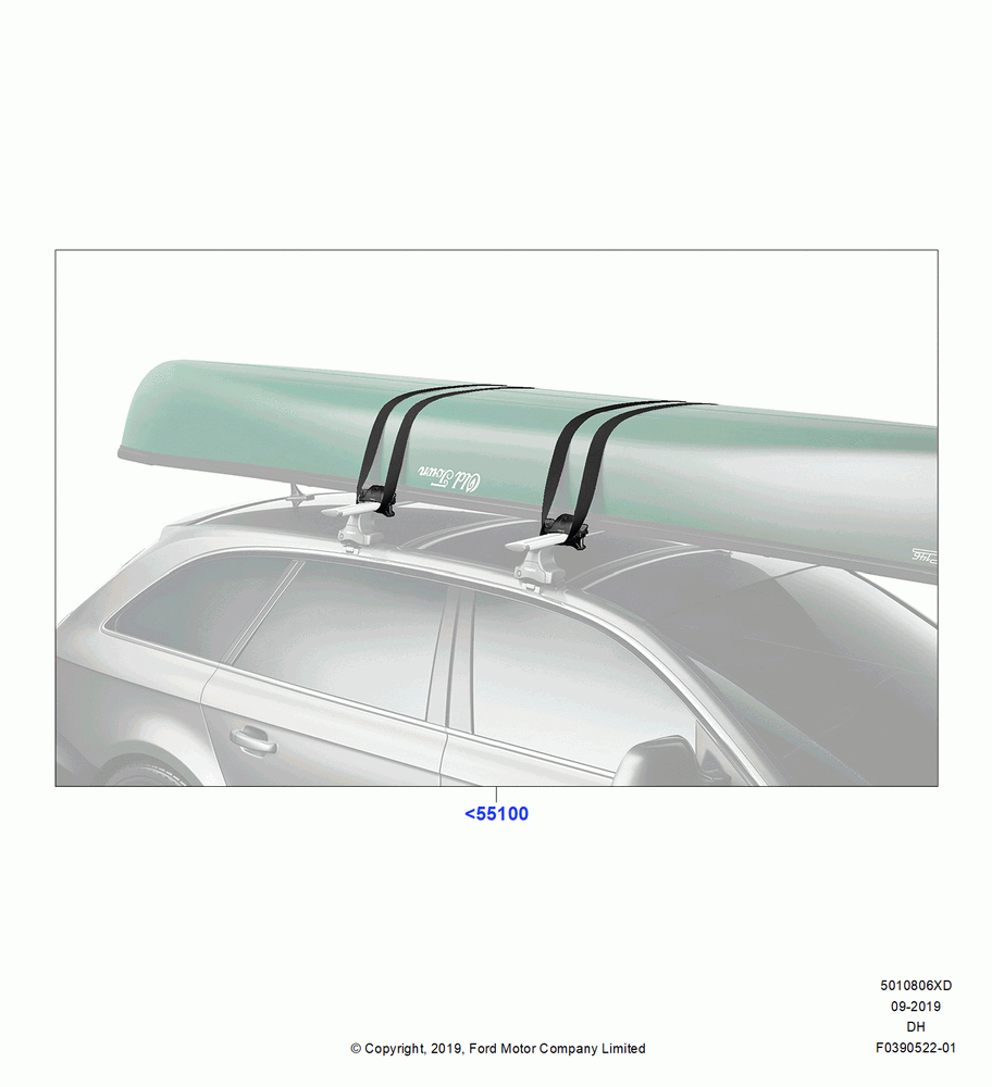 06XD - Accessory Roof Rack Mounting Kits, Thule Roof Rack Products, Canoe Carrier; 08/DEC/2011-04/MAY/2018