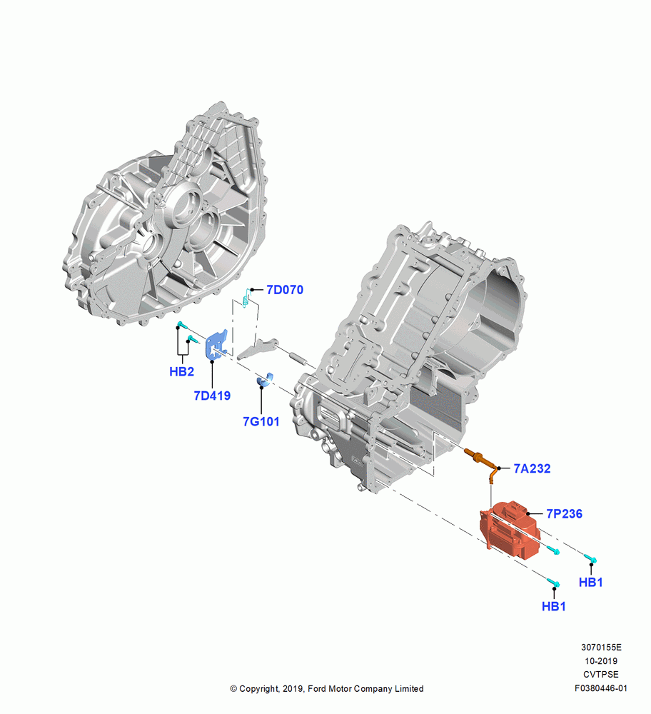 55E - Transmission Control Mechanisms, Auto -H4F45 W/O ODC FHEV/PHEV; 19/AUG/2019