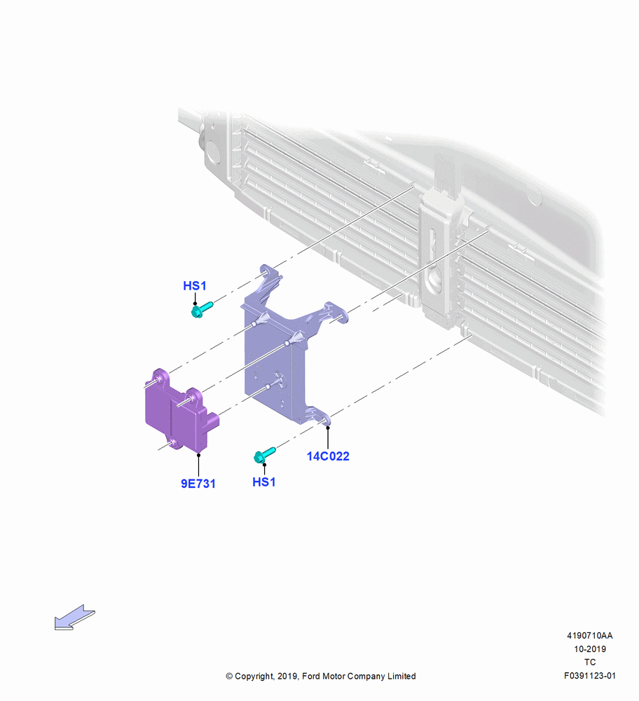 10AA - Active Safety Sensors & Modules, Adaptive Spd Cntrl And Traffic Jam, Adaptive Speed Control - Stop/Go, Speed Control; 19/AUG/2019