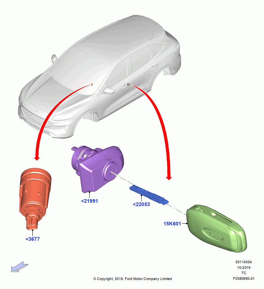 Vehicle Lock Sets and Repair Kits, Less Keyless Entry System