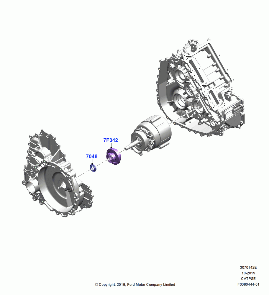 42E - Planetary Gear Sets, Auto -H4F45 W/O ODC FHEV/PHEV; 19/AUG/2019
