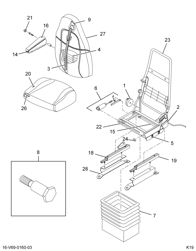 ..SEAT PASSENGER  CLOTH CREW CAB (BC4Z-7260016-AA) 2/2