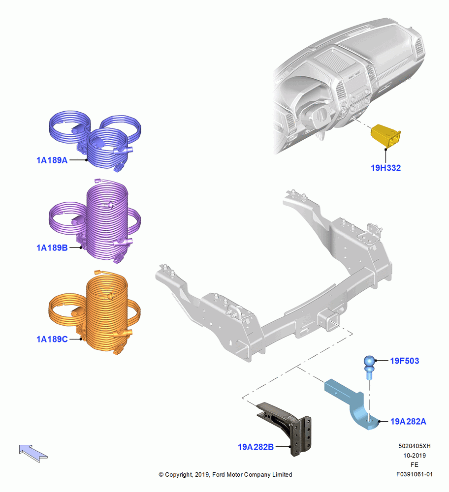 05XH - Tow Bar, Accessory, TPMS Only Trailer Kit, Trailer Tow; 04/NOV/2019