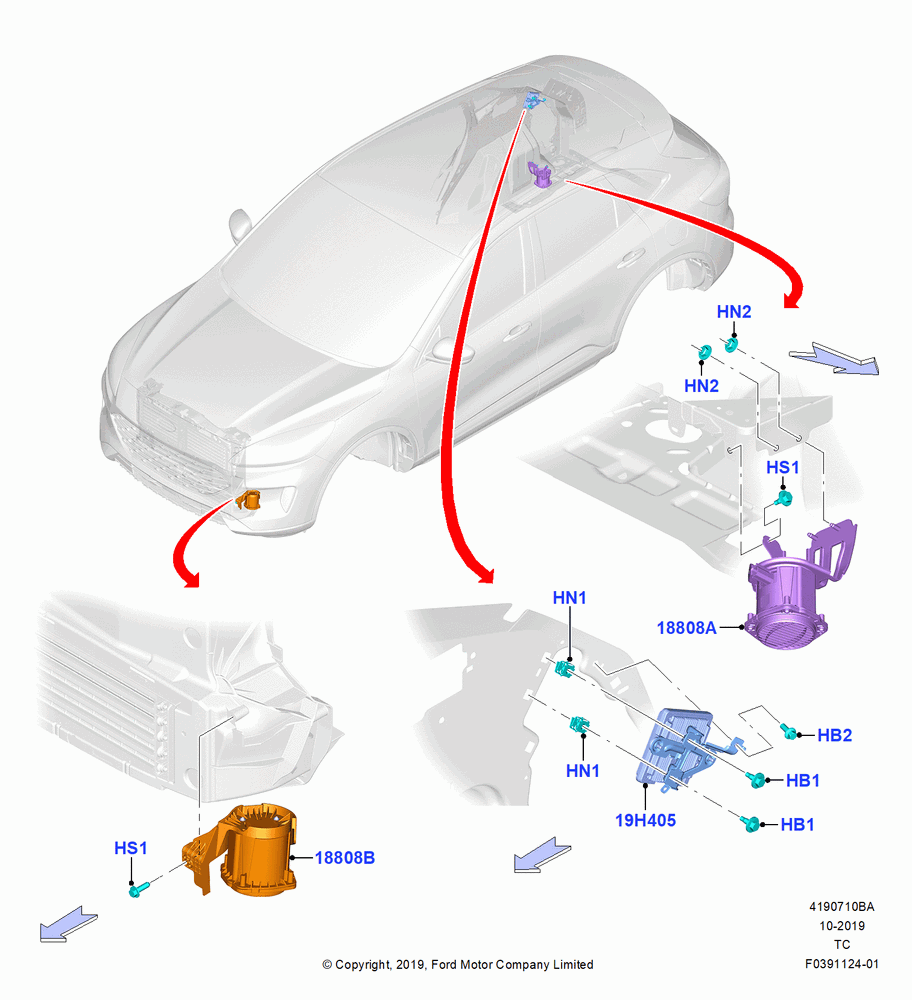 10BA - Active Safety Sensors & Modules, With Audible Vehicle Alert System, Pedestrian Warning; 19/AUG/2019