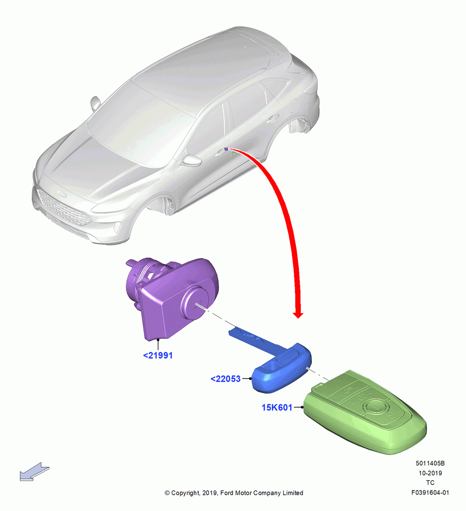 Vehicle Lock Sets and Repair Kits, Keyless Entry/Start/Ilum Keyp/Tgate, Keyless Entry/Start-Ilum Keypad