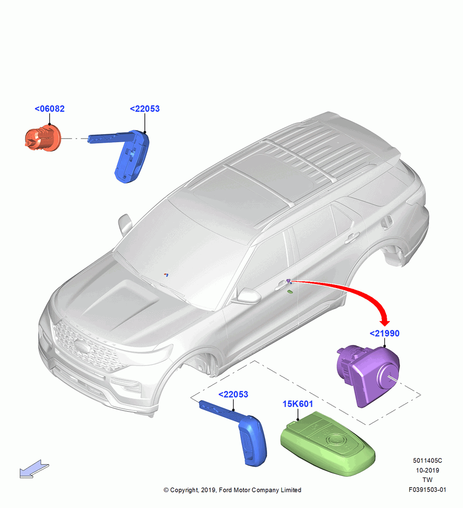 Vehicle Lock Sets and Repair Kits, Keyless Entry - Key Fob/ID Card, Keyless Entry System 3